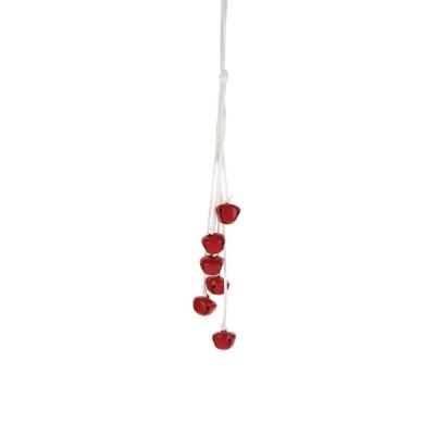 DECORAZIONE DA APPENDERE CAMPANELLE LUNGHEZZA 35 CM 12 PEZZI