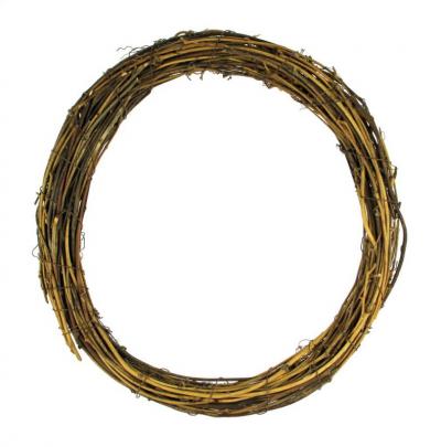 CORONA IN LEGNO Ø 26 CM 24 PEZZI