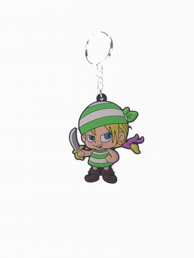 PORTACHIAVI PIRATA LUNGHEZZA 10 CM 6 PEZZI