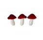 FUNGHI ARTIFICIALI Ø 6 ALTEZZA 8 CM 12 PEZZI