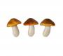 FUNGHI ARTIFICIALI Ø 6 ALTEZZA 8 CM 12 PEZZI
