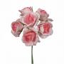 ROSA IN CARTA Ø 3 CM 24 PEZZI