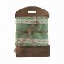 NASTRO COTONE E PIZZO 6 CM x 1,5 M  SU PIATTINA