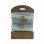 NASTRO COTONE E PIZZO 6 CM x 1,5 M  SU PIATTINA