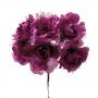 ROSA ARTIFICIALE IN TESSUTO E ORGANZA Ø 5,5 CM 18 PEZZI