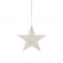 DECORAZIONE DA APPENDERE STELLA CON GLITTER Ø 5 CM 24 PEZZI