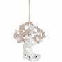 DECORAZIONE ALBERO DELLA VITA CON SPOSI Ø 6,5 CM 10 PEZZI