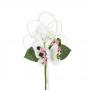 PICK CON FERFALLA IN POLIFOAM E ORTENSIA E RACCHETTE LUNGHEZZA 19 CM 6 PEZZI