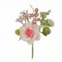 PICK ROSA BACCHE ED EUCALIPTO LUNGHEZZA 20 CM 24 PEZZI