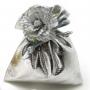 SACCHETTO IN TESSUTO ANNIVERSARIO 10X12 CM 10 PEZZI