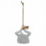 DECO GESSO PRESEPE Ø 5 CM 10 PEZZI