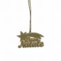 SCRITTA BUON NATALE LUNGHEZZA 7 CM 10 PEZZI