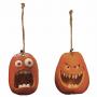 DECORAZIONE ZUCCHE HALLOWEEN ASST Ø 7 CM 12 PEZZI