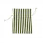 SACCHETTO IN COTONE A RIGHE CON TIRANTE 10X13 CM 10 PEZZI