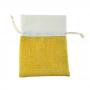 SACCHETTO IN TESSUTO MELANGE CON TIRANTE 9X12 CM 10 PEZZI