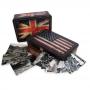 SCATOLA IN METALLO "STARS AND STRIPES" 17X23X7,5 1 PEZZO