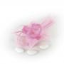 PICK CAMELIA IN RASO E ORGANZA LUNGHEZZA 18 CM 6 PEZZI