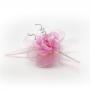 PICK ROSA IN ORGANZA CON RACCHETTE LUNGHEZZA 18 CM 10 PEZZI