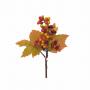 PICK AUTUNNO BACCHE E FOGLIE ALTEZZA 17 CM 6 PEZZI