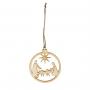 DECORAZIONE NATALIZIA DA APPENDERE "NATIVITA'" Ø 5 CM 24 PEZZI