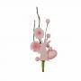 PICK PASQUA CON CONIGLIO E UOVA LUNGHEZZA 14 CM  4 PEZZI