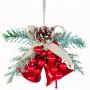 DECORAZIONE NATALIZIA DA APPENDERE CON CAMPANE Ø 16 CM 36 PEZZI