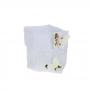SACCHETTOIN COTONE E VOILE A RIGHE 11X12 CM 10 PEZZI