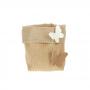 SACCHETTOIN COTONE E VOILE A RIGHE 11X12 CM 10 PEZZI