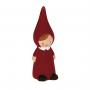 DECORAZIONE MAMMA NATALE IN CERAMICA ALTEZZA 8 CM 12 PEZZI